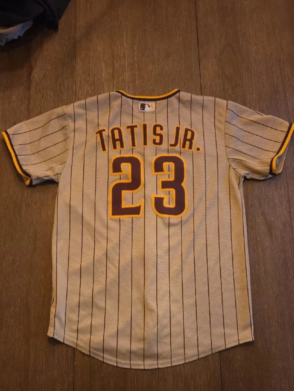 Kids Nike San Diego Padres Pinstripe Baseball Jersey #23 Tatis Jr Sz M